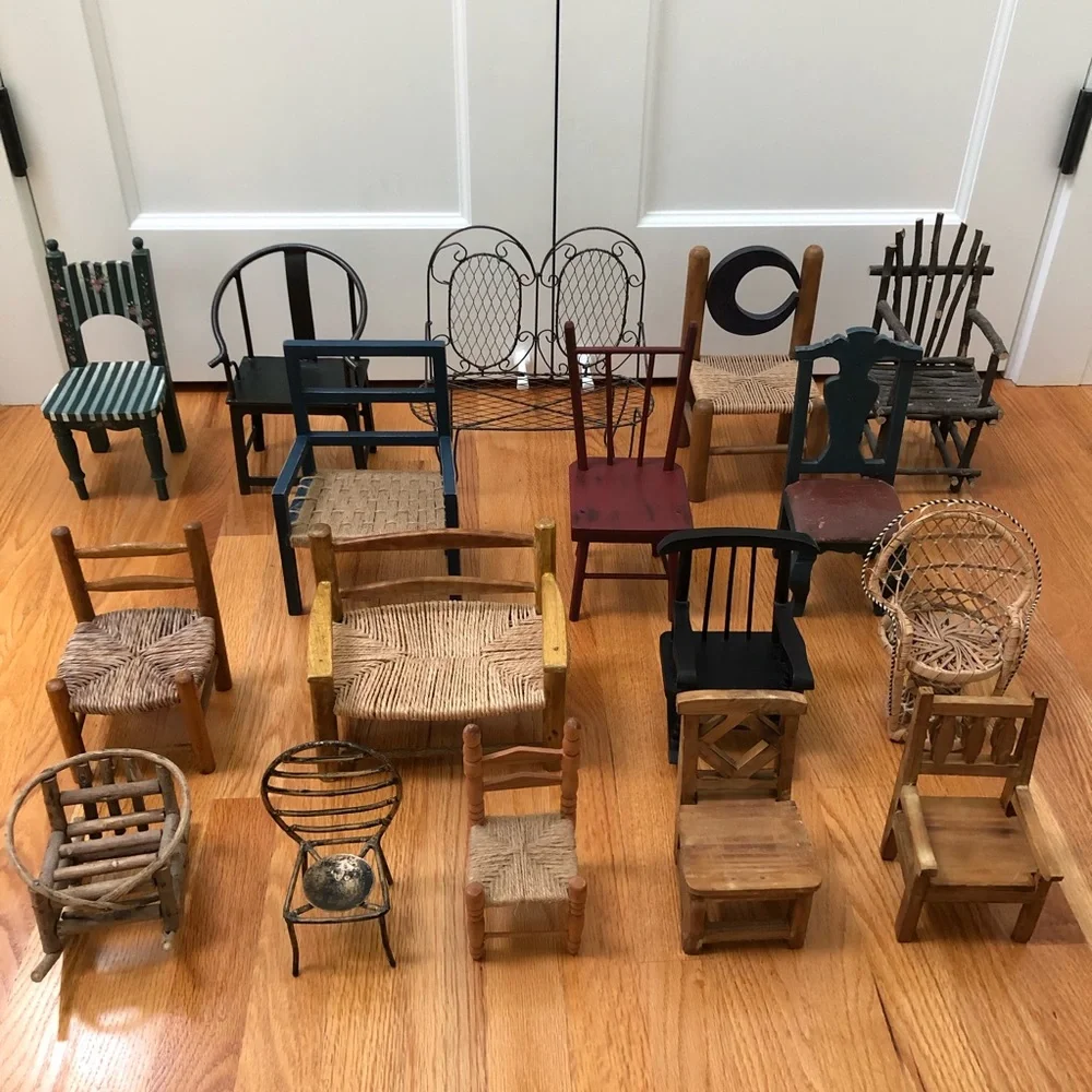 Miniature Twig Rocking Chair - Picture 12 of 12